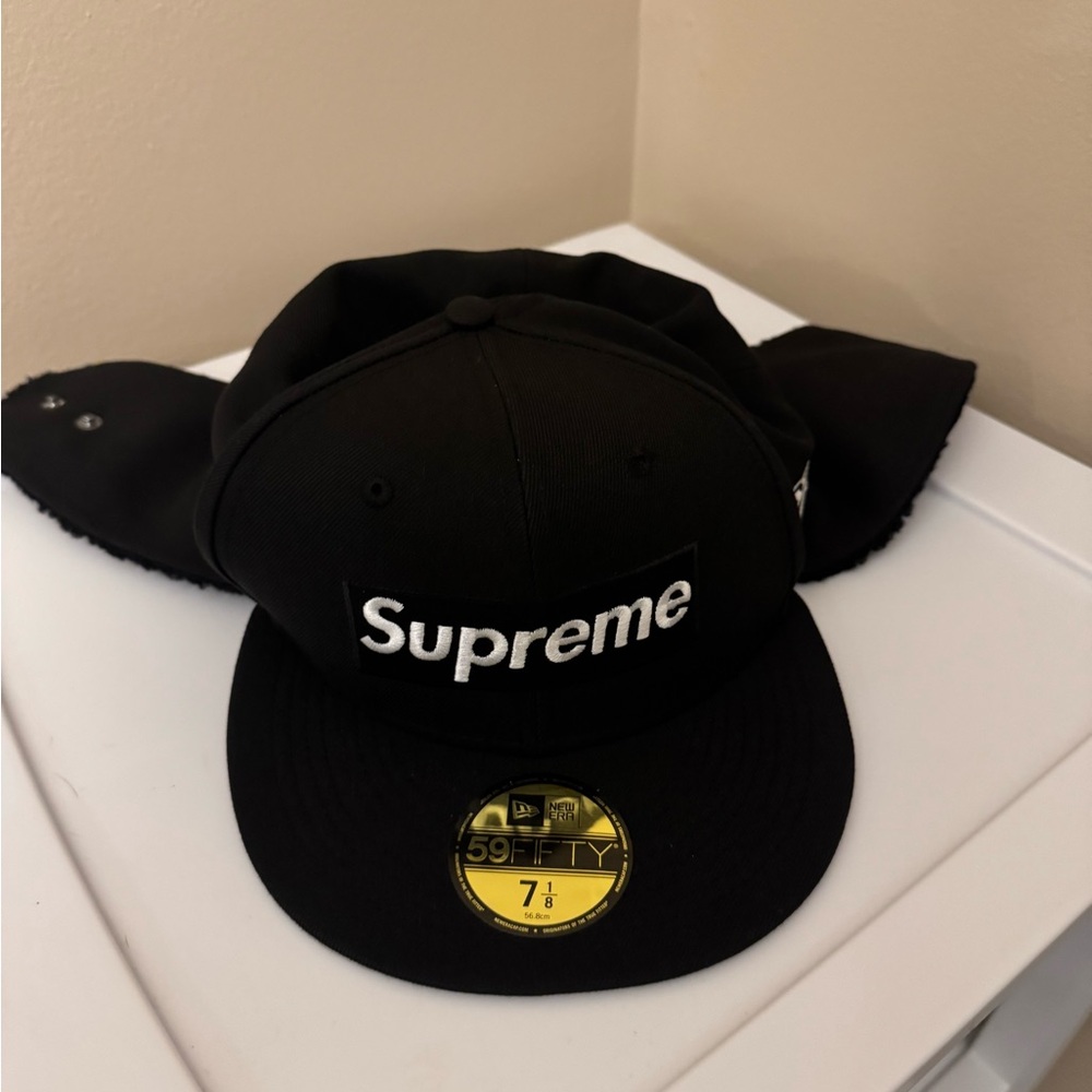 Supreme Black 59FIFTY Cap